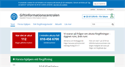 Desktop Screenshot of giftinformation.se